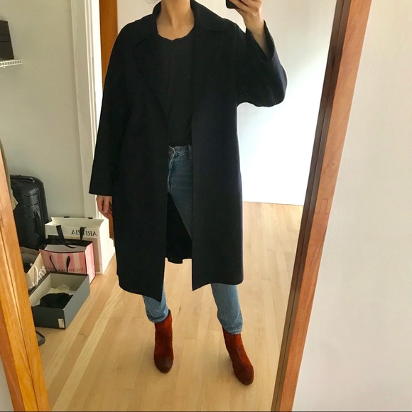 Zara| Oversized Wrap Coat - Picture 2 of 6